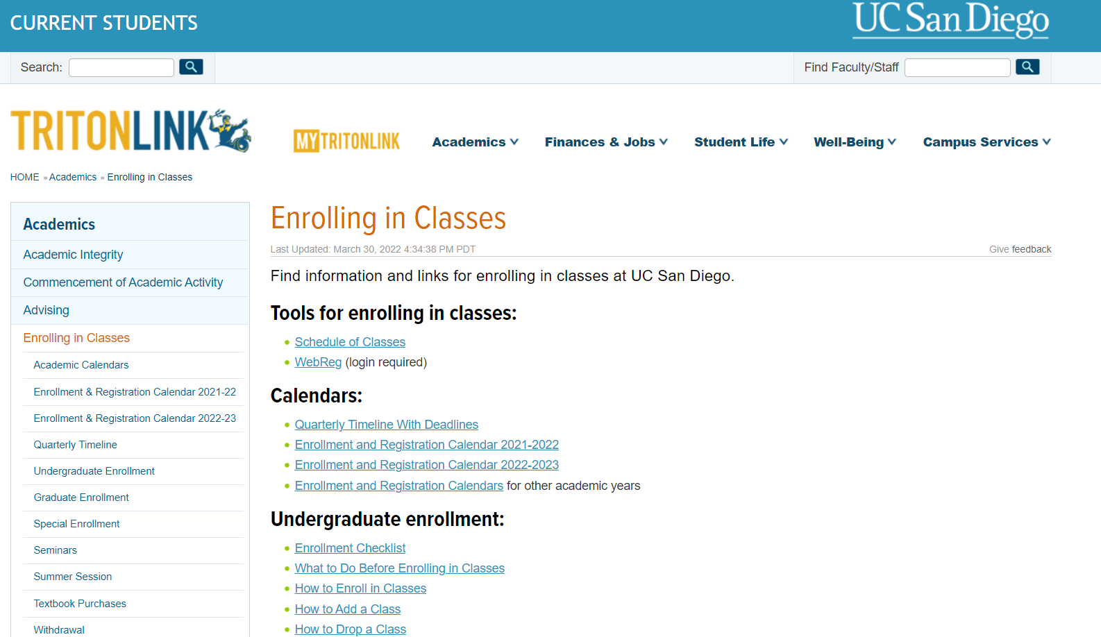UCSD Student Portal login Guide- University of California San Diego 4 How to Enroll in Courses