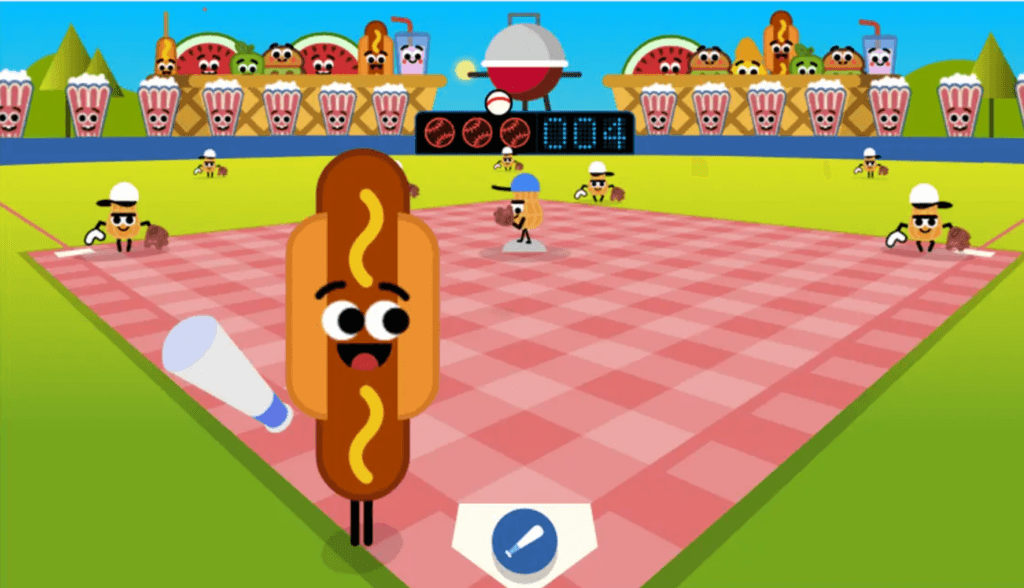 Baseball Google Doodle Games