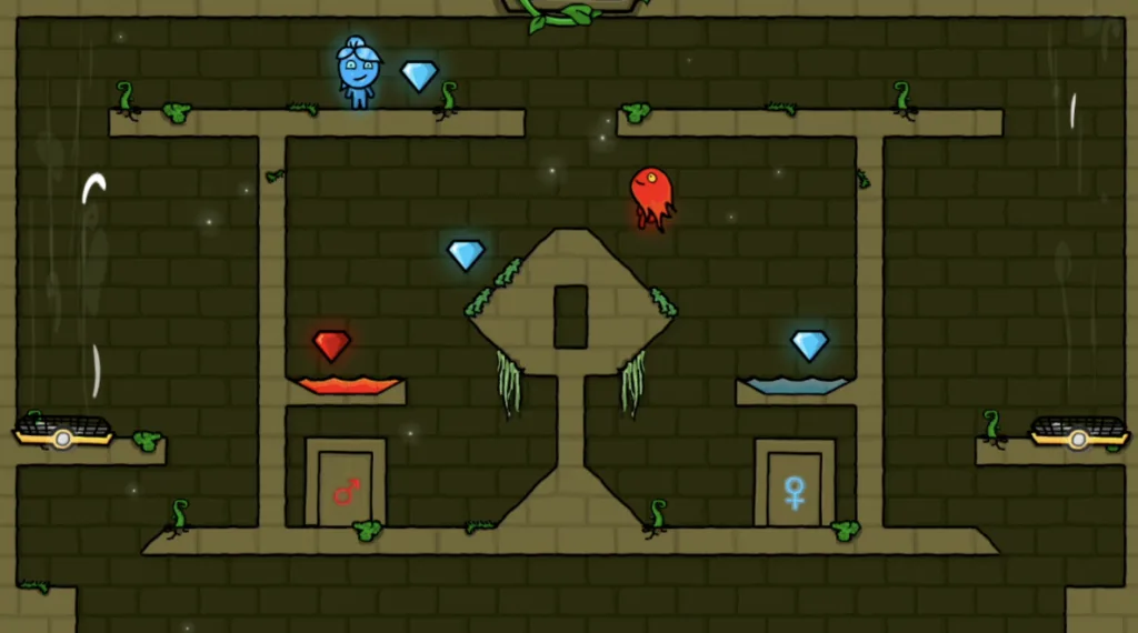 Fireboy and Watergirl in the Forest Temple
